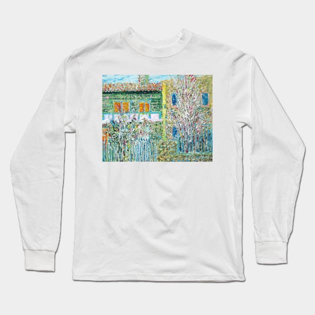 HOUSE ON THE STREET Long Sleeve T-Shirt by lautir